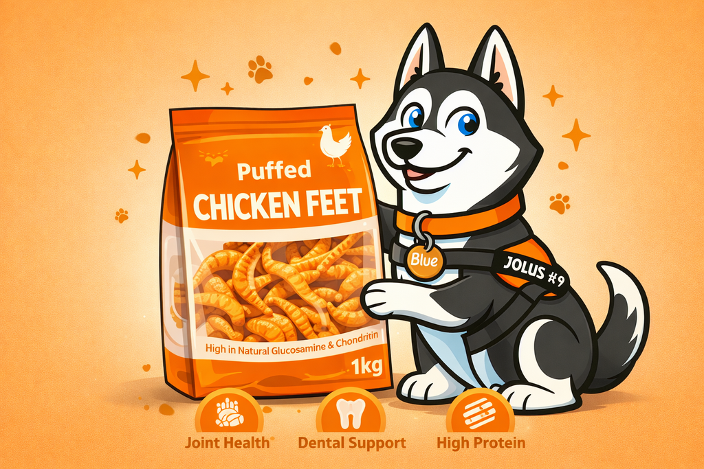 1kg Puffed Chicken Feet