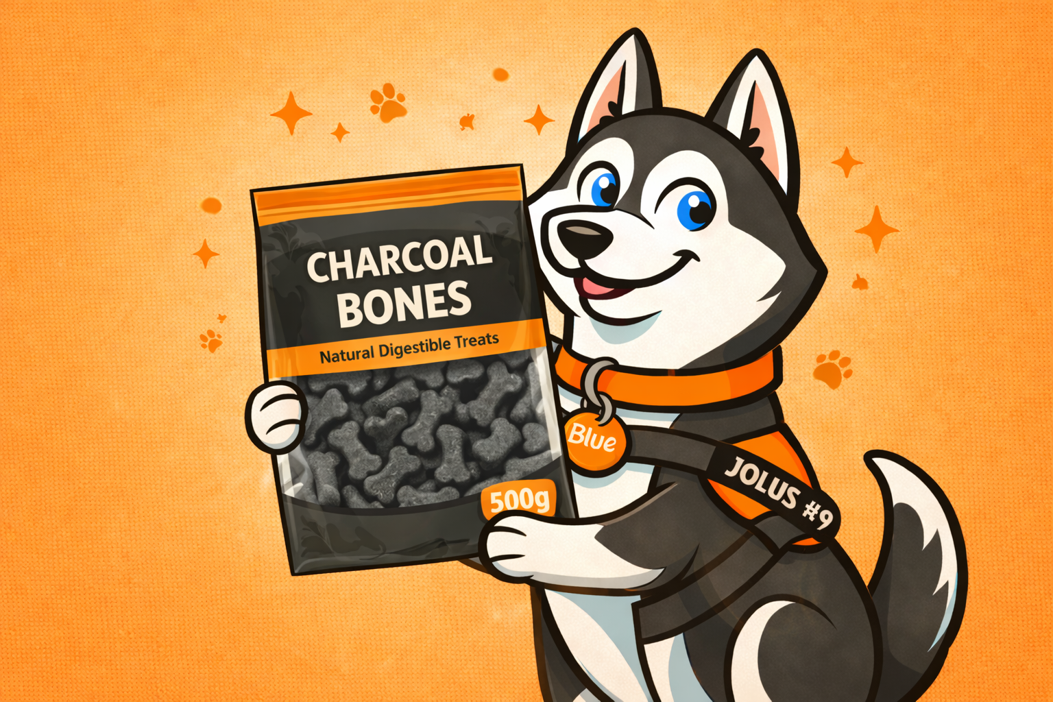 500g Charcoal Bones