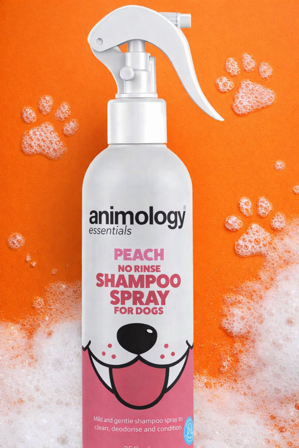 Animology Essentials Peach No Rinse Shampoo Spray 250ml