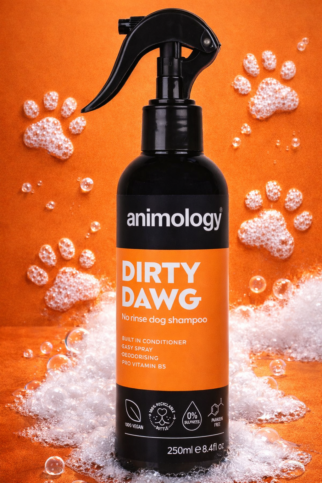 Animology Dirty Dawg No Rinse Shampoo 250ml