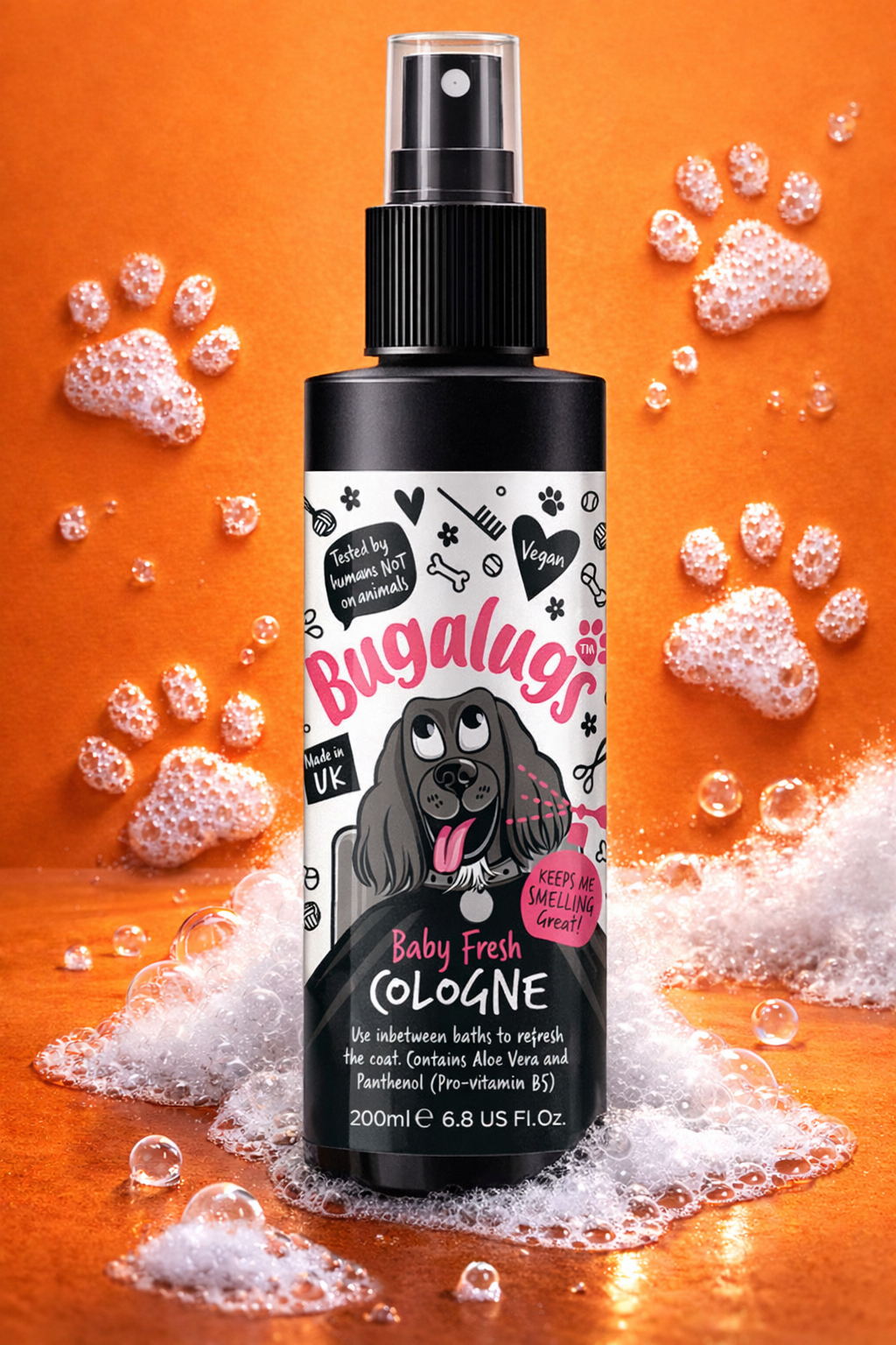 Bugalugs Baby Fresh Dog Cologne 200ml