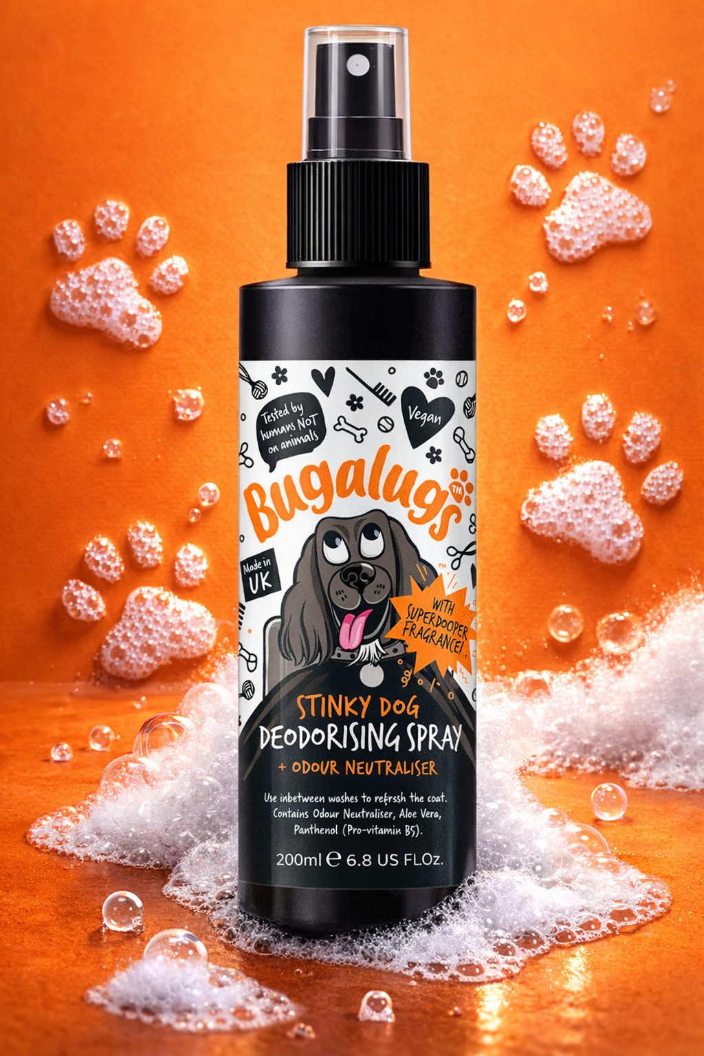 Bugalugs Stinky Dog Deodorising Spray 200ml