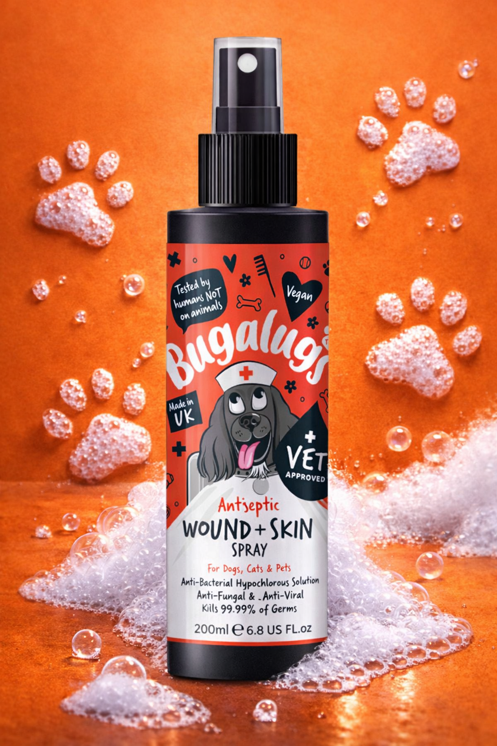 Bugalugs Antiseptic Wound & Skin Spray 200ml