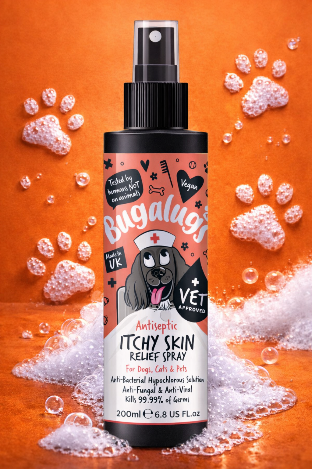 Bugalugs Antiseptic Itchy Skin Relief Spray 200ml