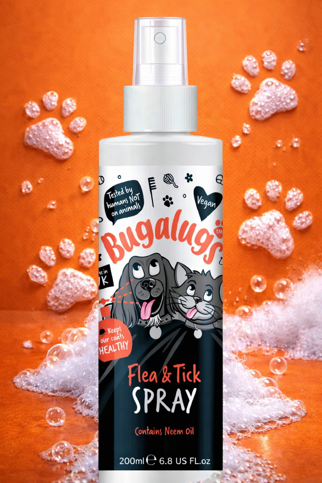 Flea & Tick Spray for Dogs & Cats 200ml