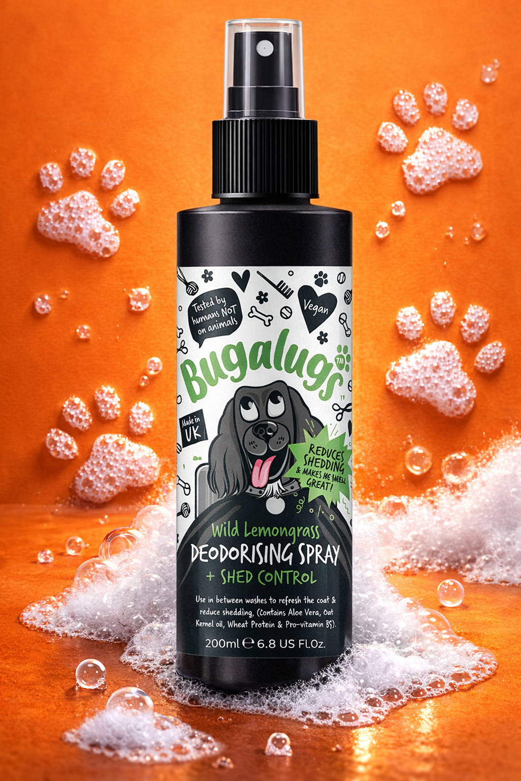 Bugalugs Wild Lemongrass Deodorising Spray 200ml