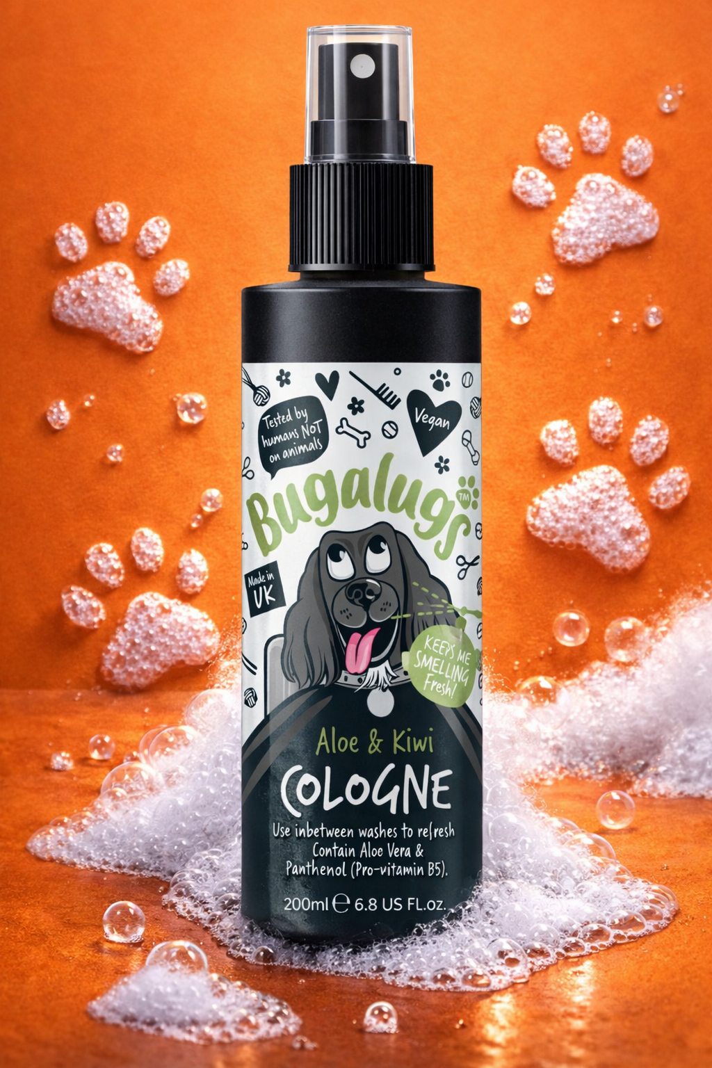 Bugalugs Aloe & Kiwi Dog Cologne 200ml