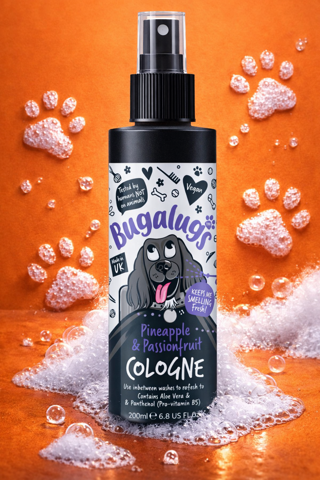 Bugalugs Pineapple & Passionfruit Dog Cologne 200ml