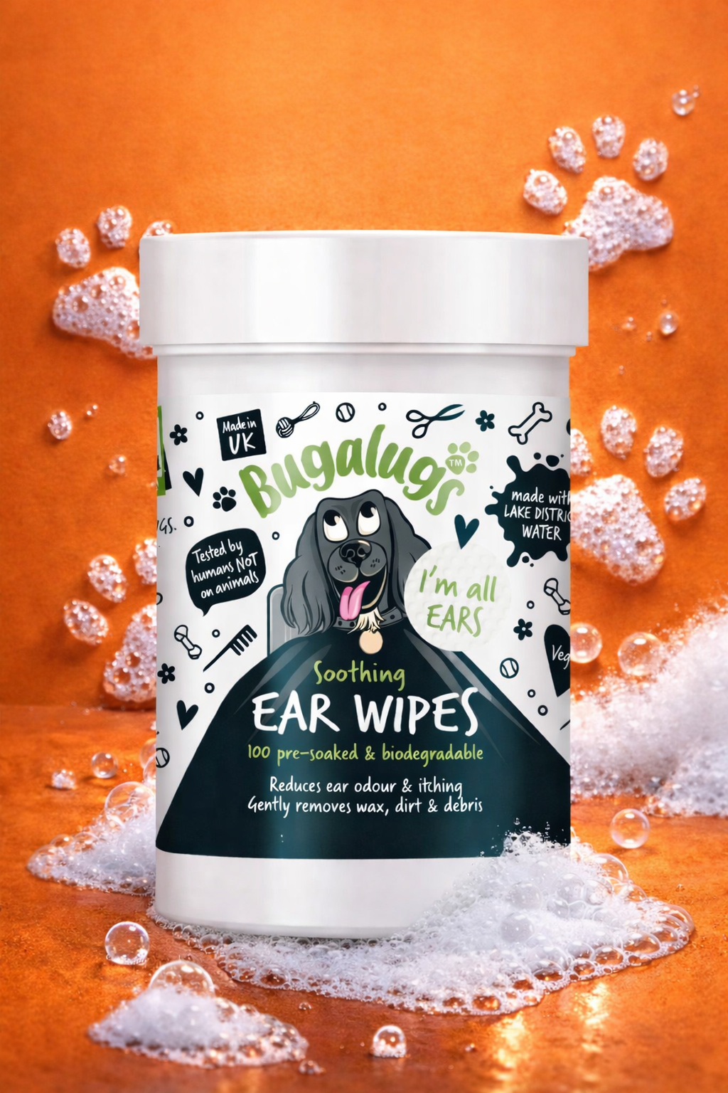 Bugalugs Dog Ear Wipes