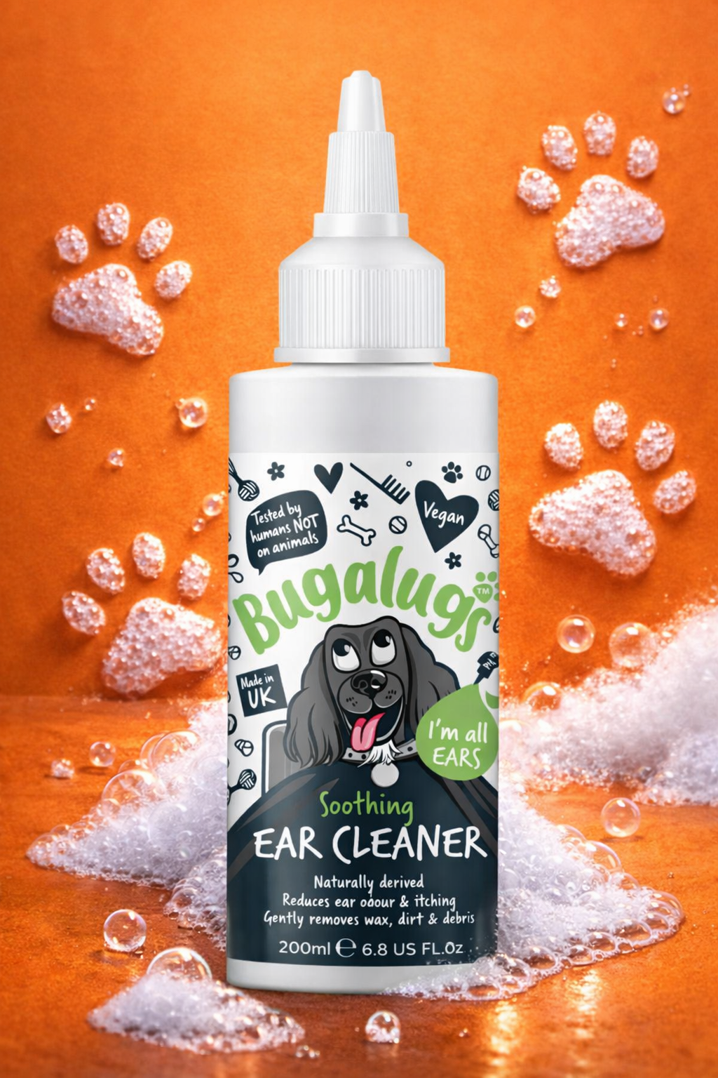 Bugalugs Dog Ear Cleaning Solution 200ml
