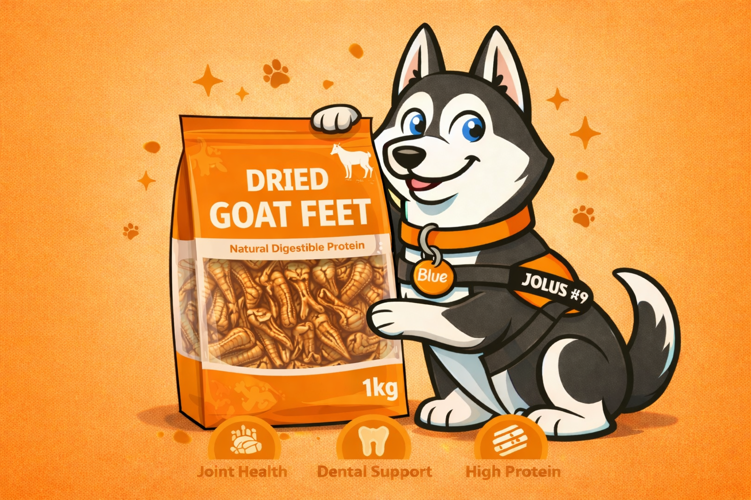 1kg Goat Feet