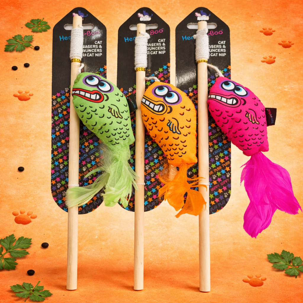 Hemm & Boo Fish & Feather Cat Teaser
