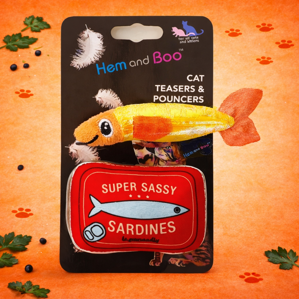 Hemm & Boo - Sardine & Tin Cat Toy