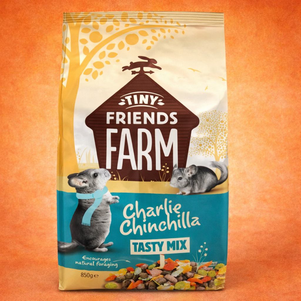 Tiny Friends Farm Charlie Chinchilla Tasty Mix 850g