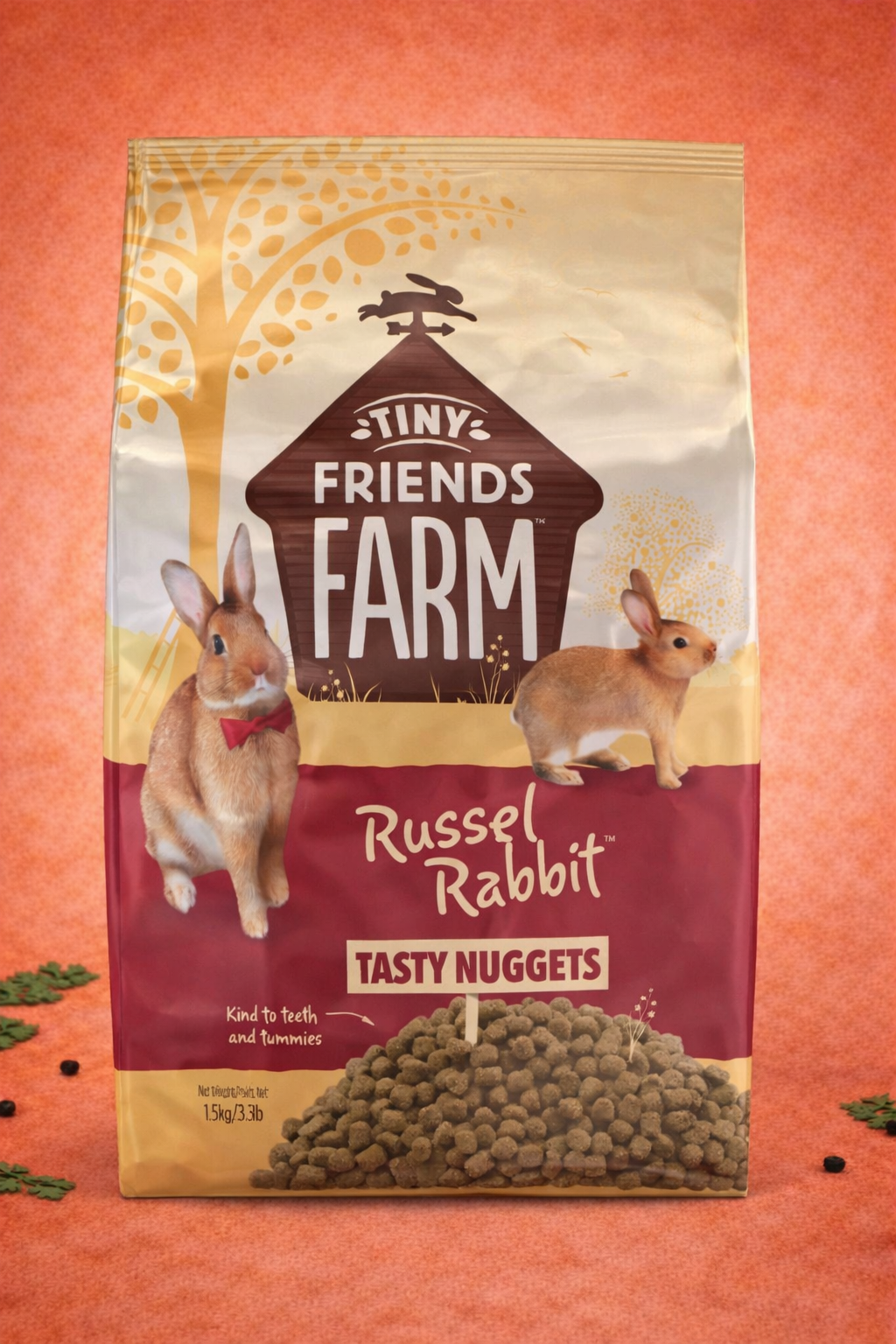 Tiny Friends Farm Russel Rabbit Tasty Nuggets 2kg