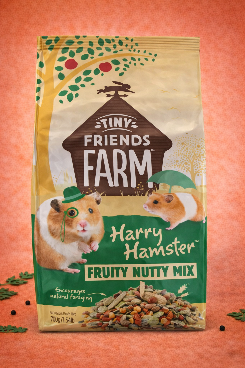 Tiny Friends Farm Harry Hamster Fruity Nutty Mix 700g